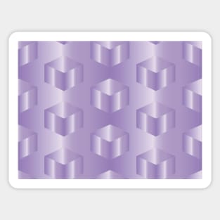 Purple cubes Sticker